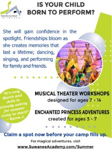 summer camps musical theater princess adventures