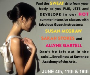 summer dance intensives Allyne Gartell Susan McGraw Sarah Stokes